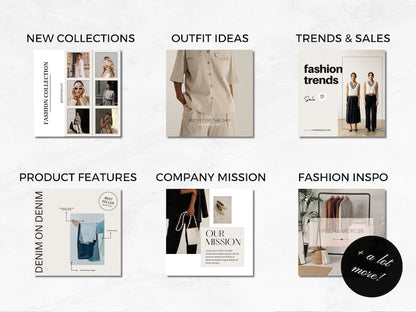 400+ New Fashion Instagram Post Templates