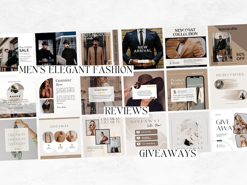 400+ New Fashion Instagram Post Templates