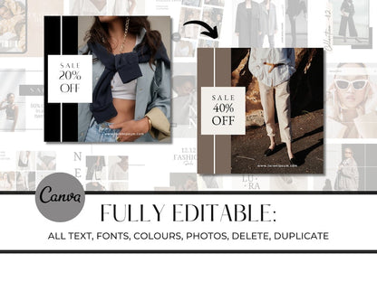 400+ New Fashion Instagram Post Templates